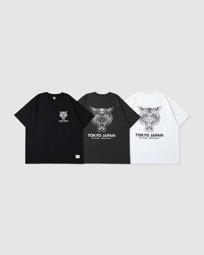 彫師美漸-BIZEN x MFC STORE TIGER TYO S/S TEE