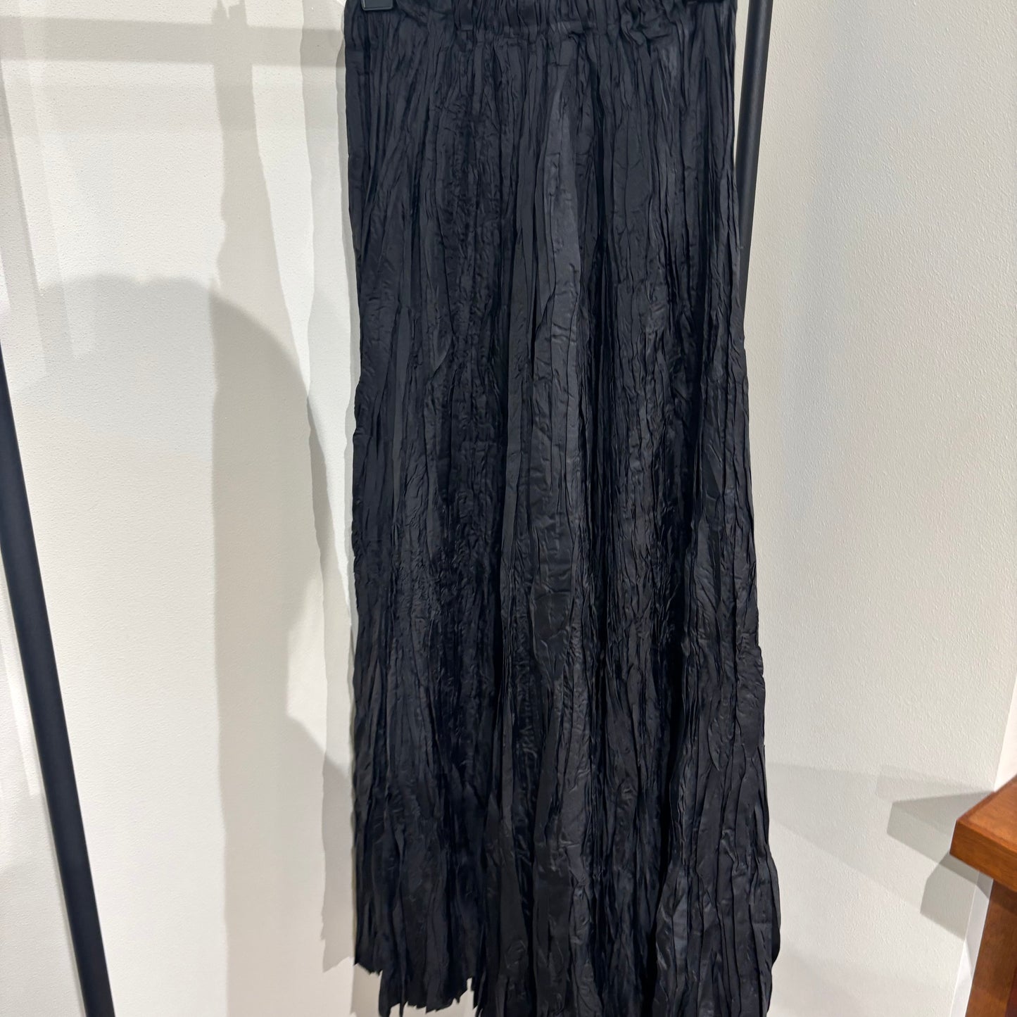 プリーツ風ロングスカート