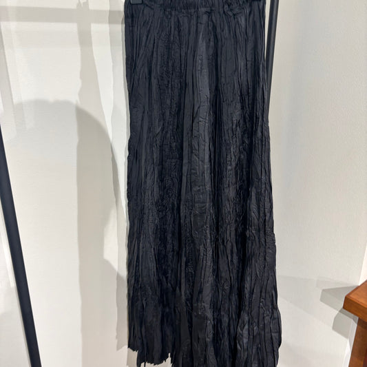 プリーツ風ロングスカート