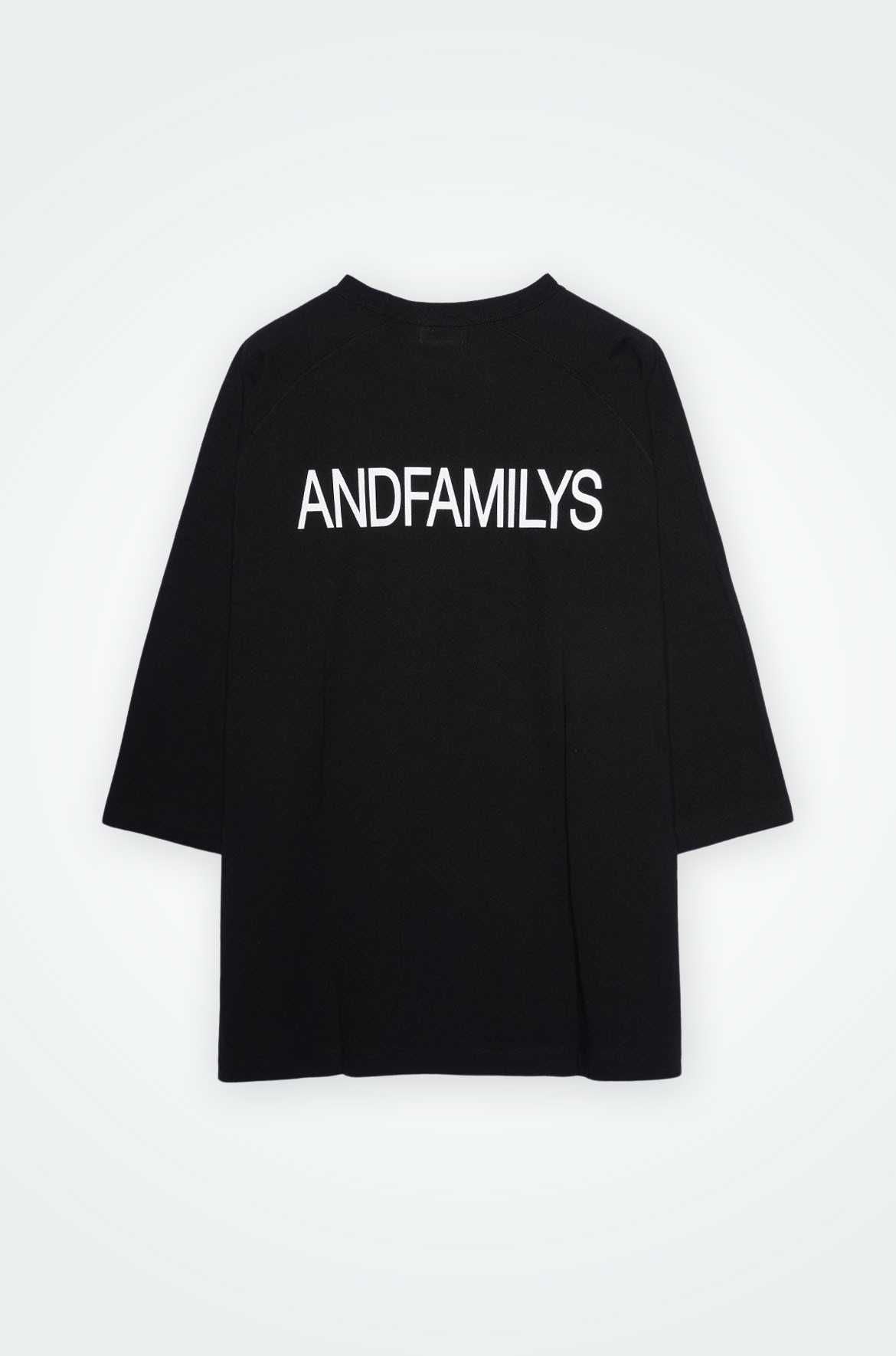 ベイシックス BASICK リブラグランカットソー ホワイト×ブラック サイズ：S ANDFAMILYS エイチ/エスラグランティー-No.30- 
