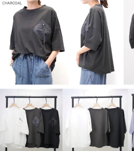 胸ポケs/s Tシャツ [ashley＆bros]