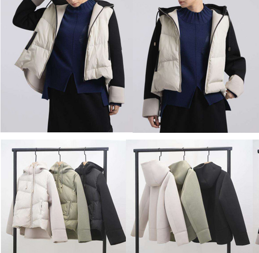 ボンディング切替ダウンブルゾン [33℃]