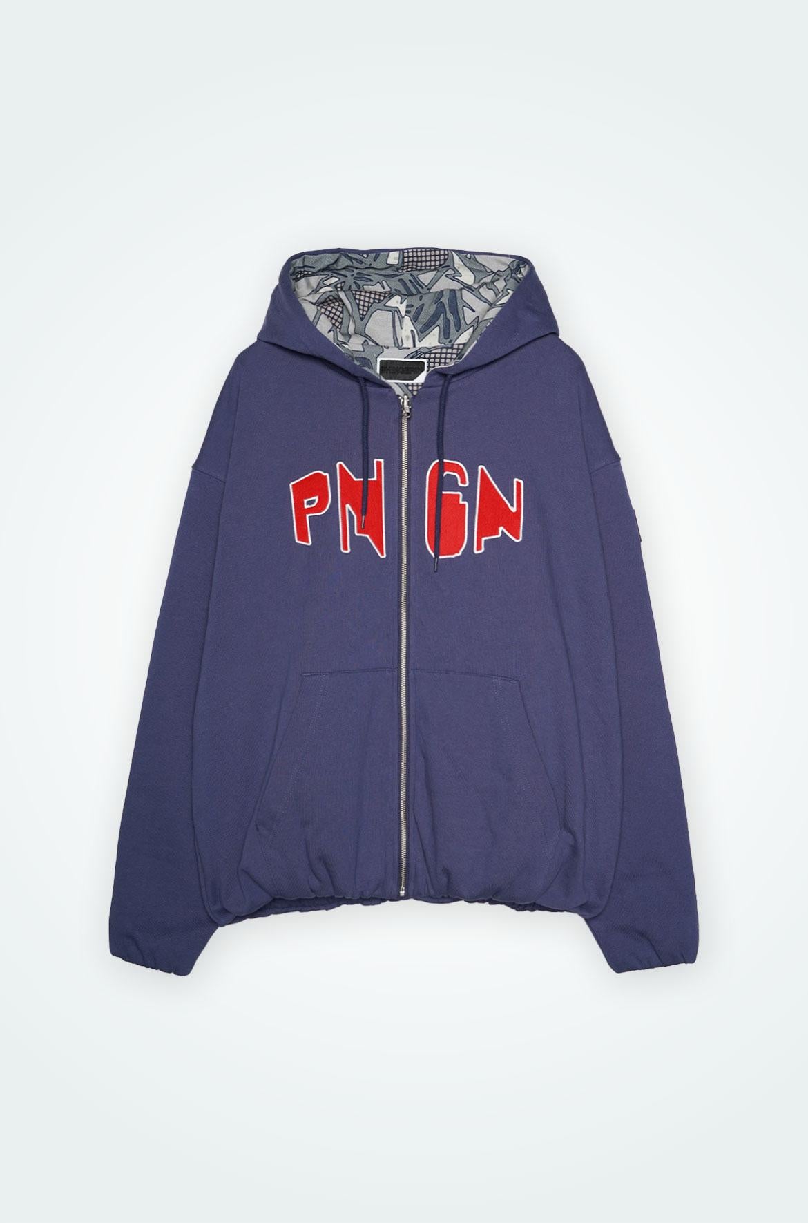 PHINGERIN　フィンガリンジップフーディー "ブルーネイビー"