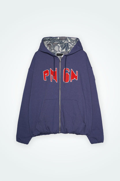 PHINGERIN　フィンガリンジップフーディー "ブルーネイビー"
