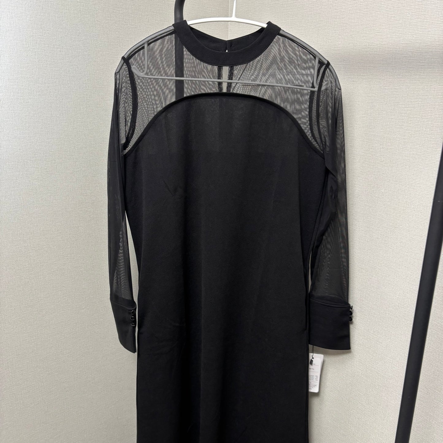 チュール切替ワンピース [each]