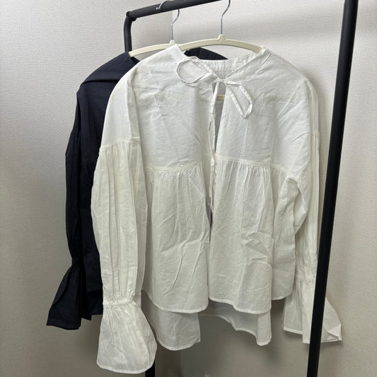 インドコットン 2WAYスリーブブラウス [yatt]