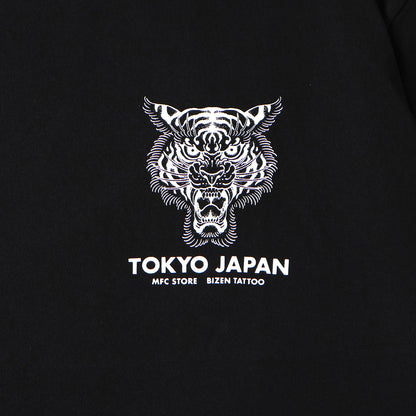 彫師美漸-BIZEN x MFC STORE TIGER TYO S/S TEE