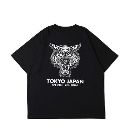 彫師美漸-BIZEN x MFC STORE TIGER TYO S/S TEE