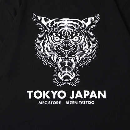 彫師美漸-BIZEN x MFC STORE TIGER TYO S/S TEE