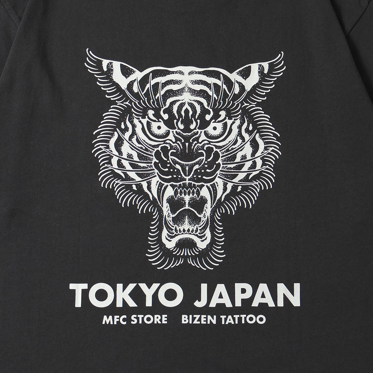 彫師美漸-BIZEN x MFC STORE TIGER TYO S/S TEE