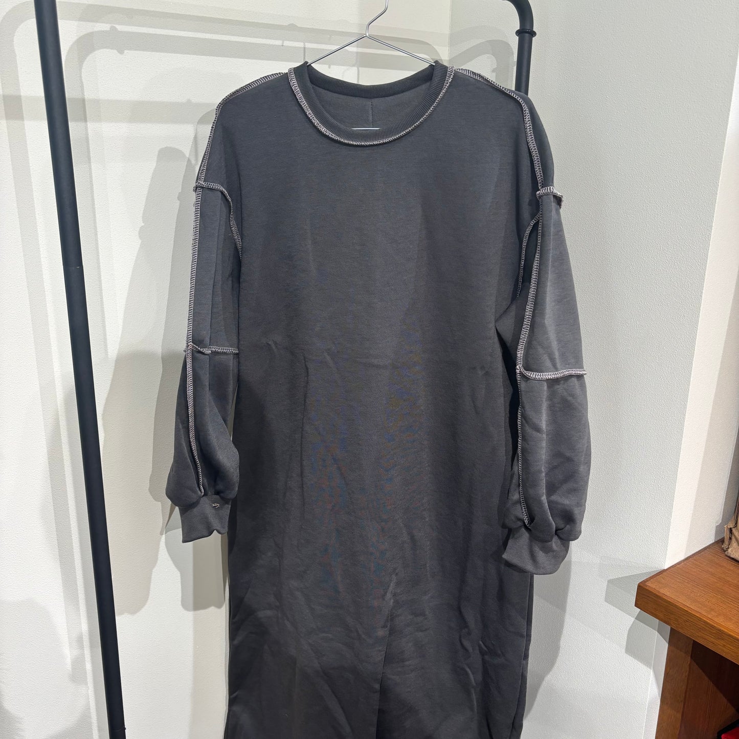 ルーズスウェットワンピース