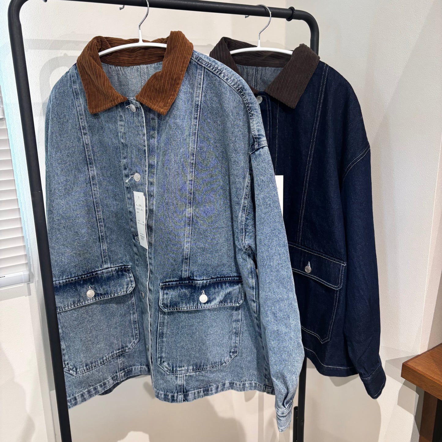 デニム×コーデュロイGジャン [ELENCARE DUE]