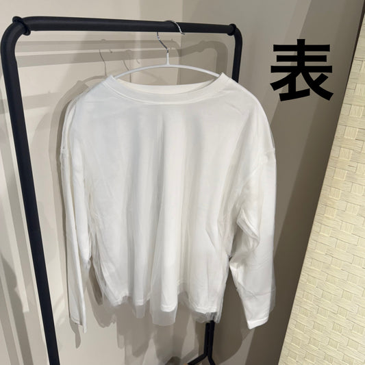 チュールレイヤードロングTシャツ