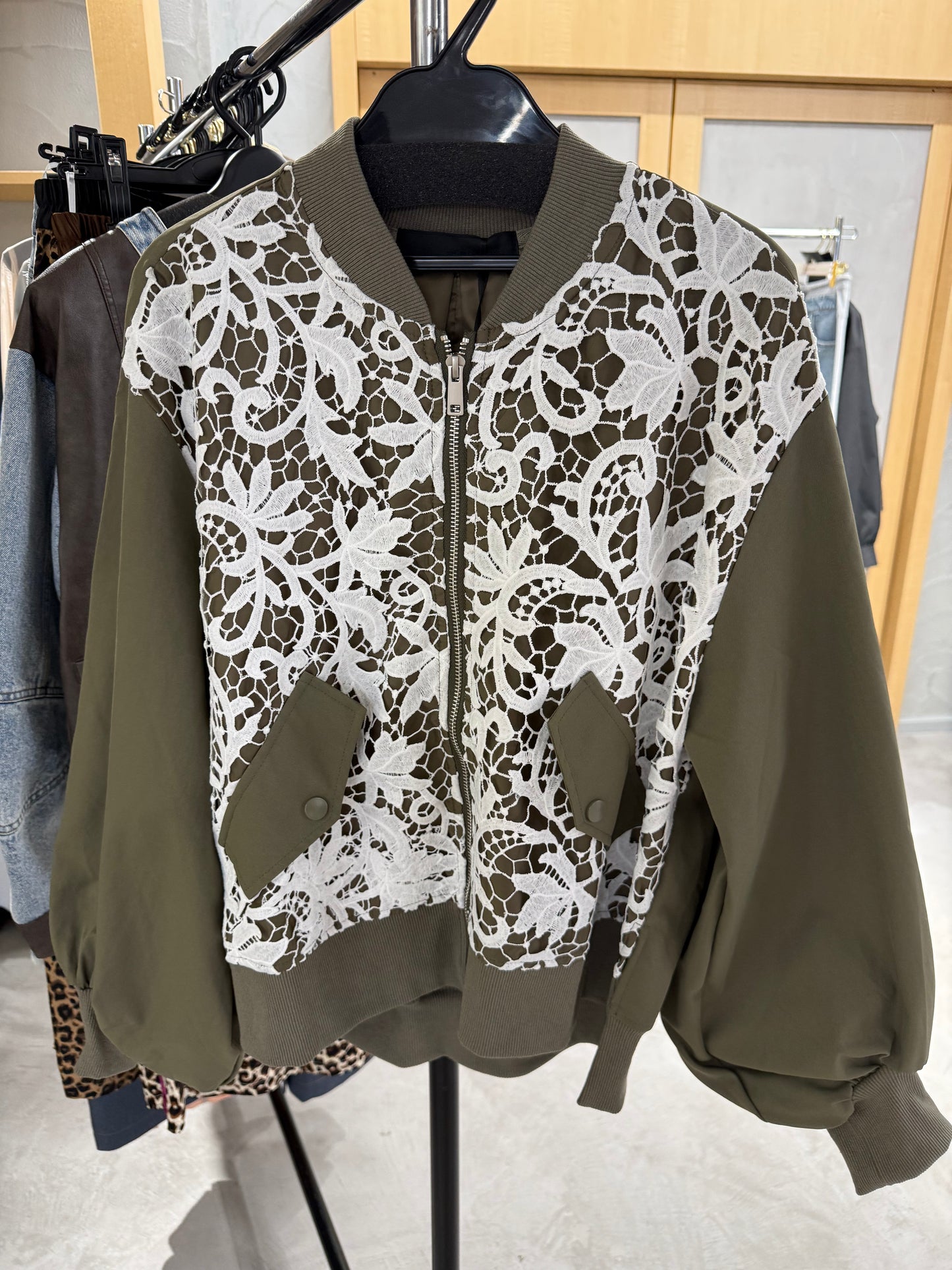 フロントレースブルゾン[MICALLE MICALLE]