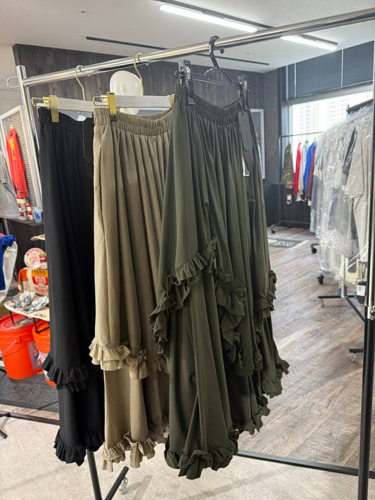 ドレープフリルスカート [MICALLE MICALLE]