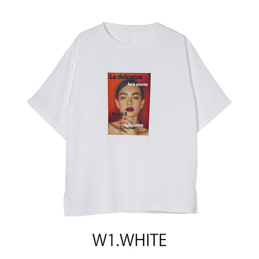 グラフィックTシャツ [MICALLE MICALLE]