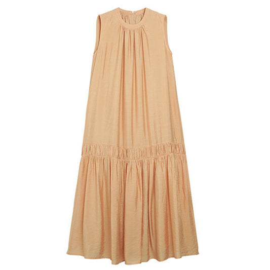 ナチュラルギャザーワンピース[MICALLE MICALLE]