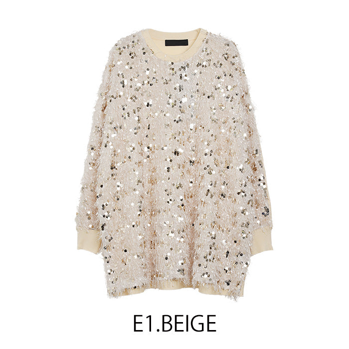 スパンコールニット [MICALLE MICALLE]