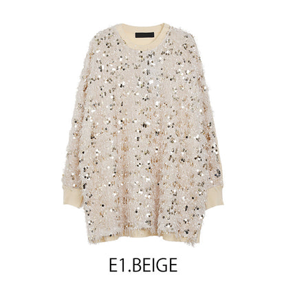 スパンコールニット [MICALLE MICALLE]