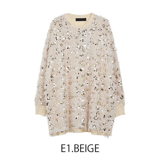 スパンコールニット [MICALLE MICALLE]