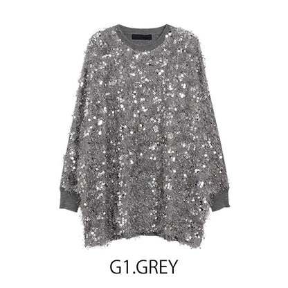 スパンコールニット [MICALLE MICALLE]