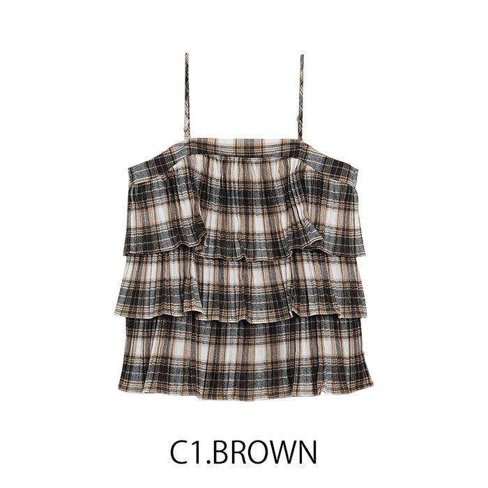 チェックキャミソール [MICALLE MICALLE]