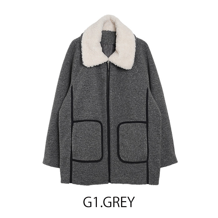 ラインボアコート  [MICALLE MICALLE]