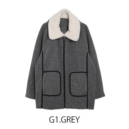 ラインボアコート  [MICALLE MICALLE]