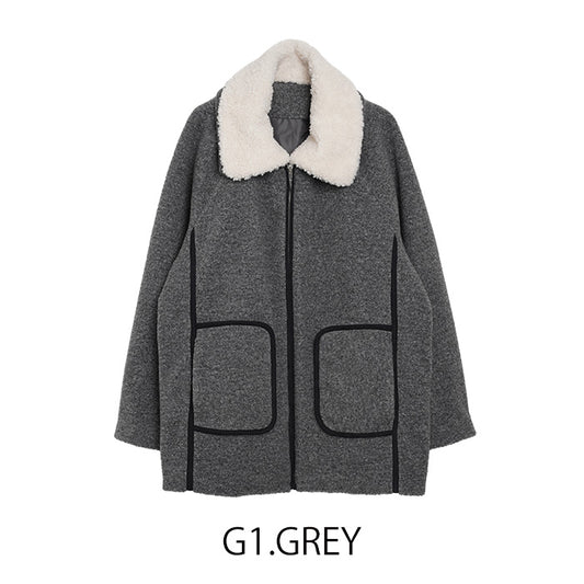 ラインボアコート  [MICALLE MICALLE]