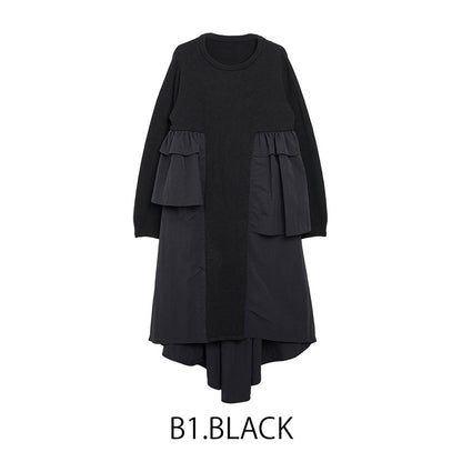 バックフレアワンピース  [MICALLE MICALLE]