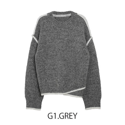 ラインニット  [MICALLE MICALLE]