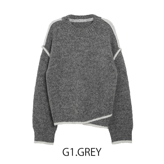 ラインニット  [MICALLE MICALLE]