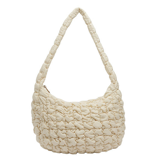 フラワーフリル キルティングショルダーバッグ[MICALLE MICALLE]