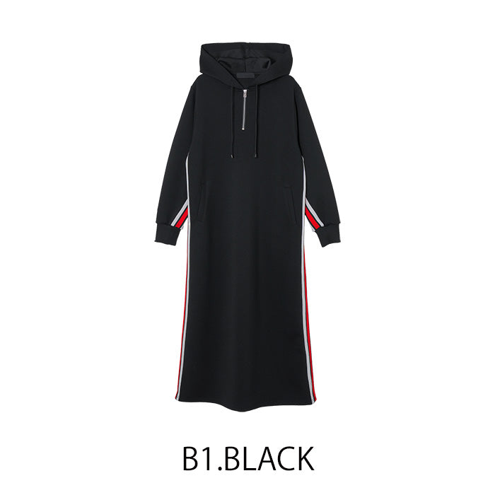 ラインスウェットワンピース [MICALLE MICALLE]