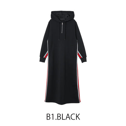 ラインスウェットワンピース [MICALLE MICALLE]