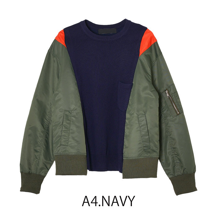 ミリタリースウェット [MICALLE MICALLE]