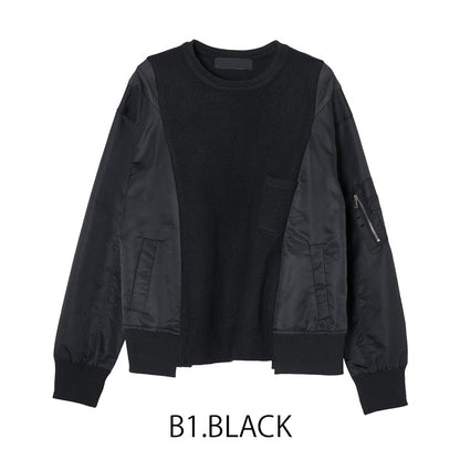 ミリタリースウェット [MICALLE MICALLE]