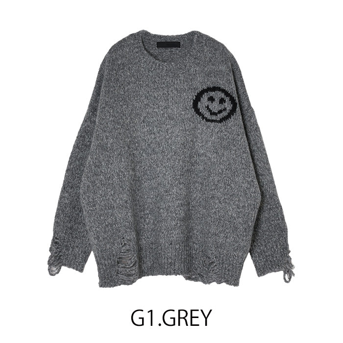 ニコちゃんニット [MICALLE MICALLE]