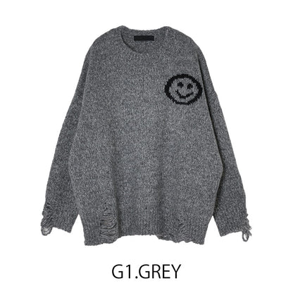 ニコちゃんニット [MICALLE MICALLE]