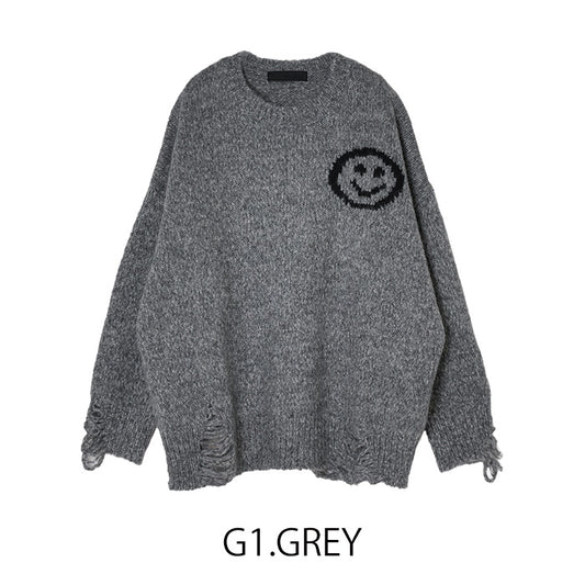 ニコちゃんニット [MICALLE MICALLE]