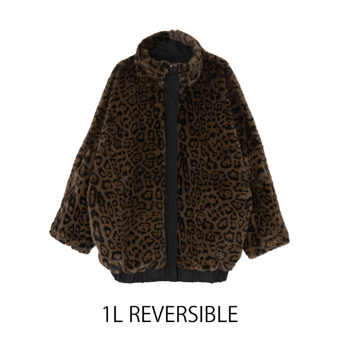 リバーシブルボアジャケット [MICALLE MICALLE]