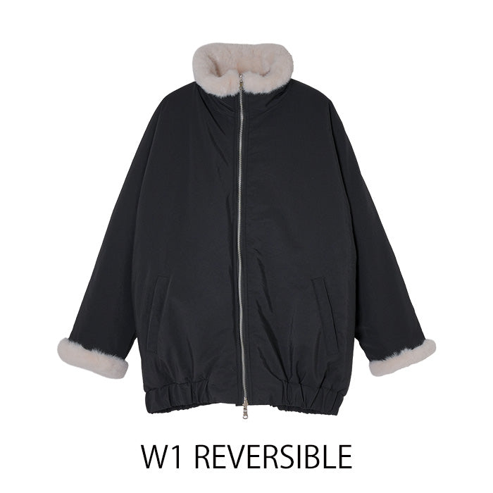 リバーシブルボアジャケット [MICALLE MICALLE]