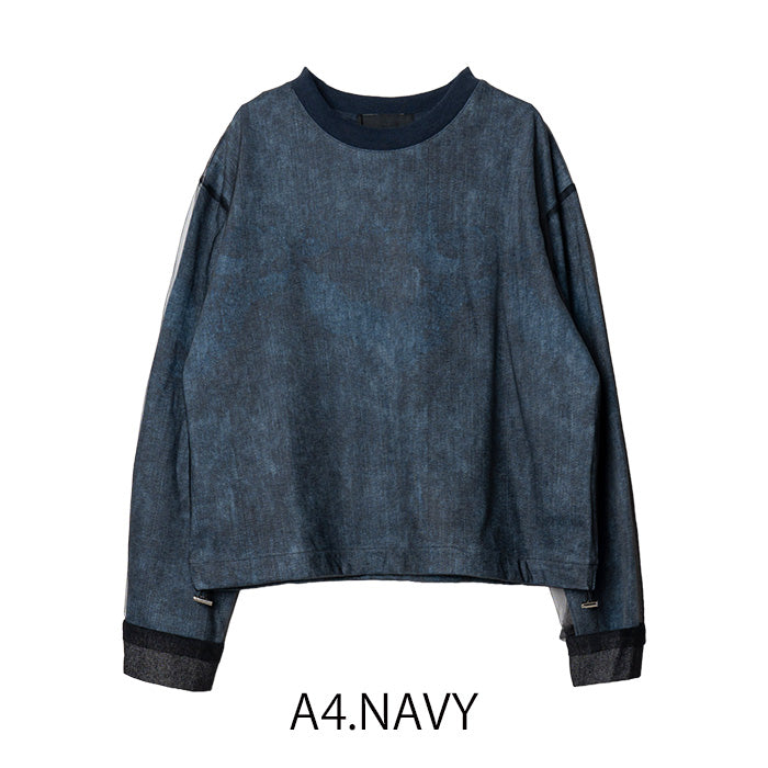 ドロスト付きトレーナー [MICALLE MICALLE]