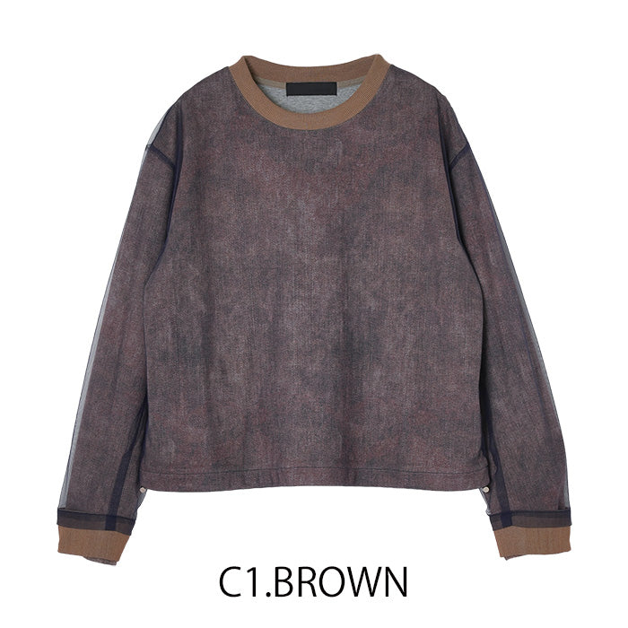 ドロスト付きトレーナー [MICALLE MICALLE]