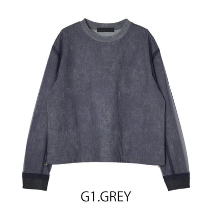 ドロスト付きトレーナー [MICALLE MICALLE]