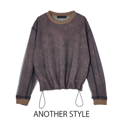 ドロスト付きトレーナー [MICALLE MICALLE]