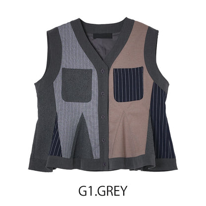 マルチカラーベスト [MICALLE MICALLE]