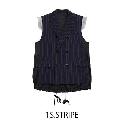 ダブルボタンベストジャケット [MICALLE MICALLE]