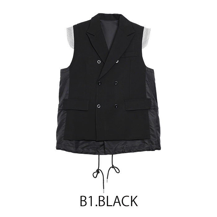 ダブルボタンベストジャケット [MICALLE MICALLE]