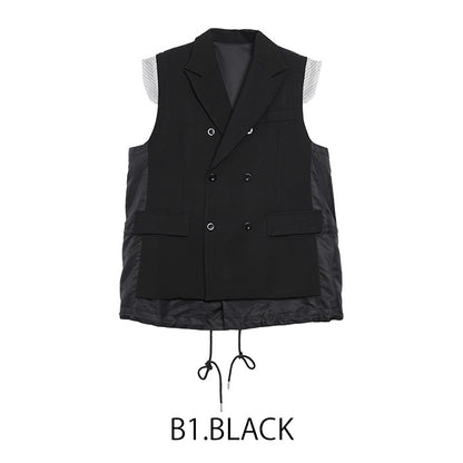 ダブルボタンベストジャケット [MICALLE MICALLE]